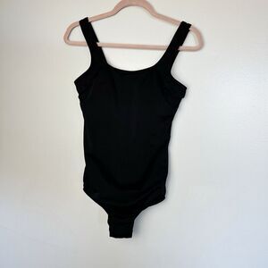 Lands' End Black Tank Style One-Piece size 8L